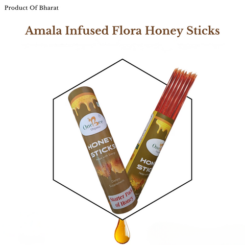 Amala Infused Flora Honey Sticks