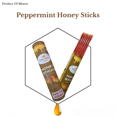 Peppermint Honey Sticks